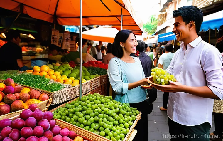 영양사 해외 취업 가능성 - Prompt 1: Embracing Global Flavors: A Dietitian's Cultural Exchange in a Vibrant Market**