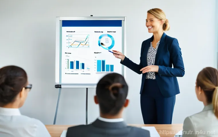영양사 취업 가능 분야 - **Modern Entrepreneur Dietitian with Online Presence**
    "A female dietitian exuding an entreprene...